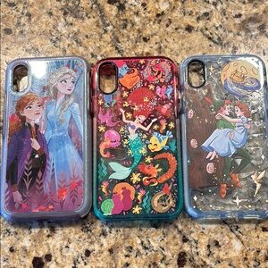 Set of 3 Disney Character Phone Cases